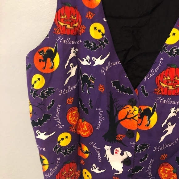 Vintage Basic Editions Halloween Vest size medium - Picture 3 of 6
